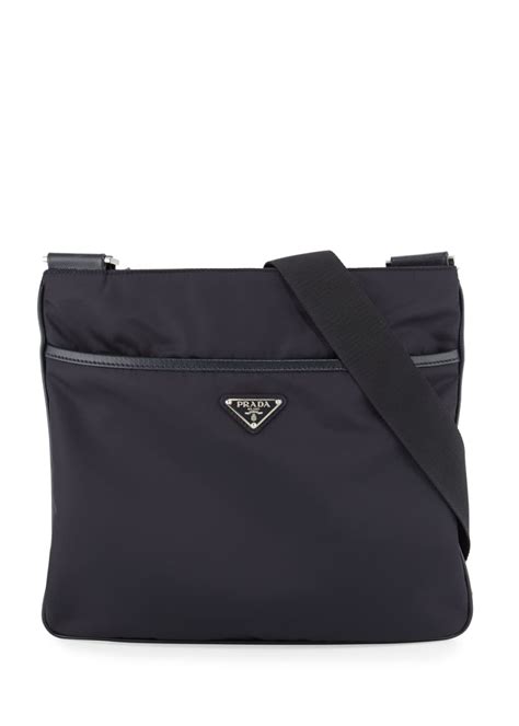 Prada nylon crossbody messenger bag